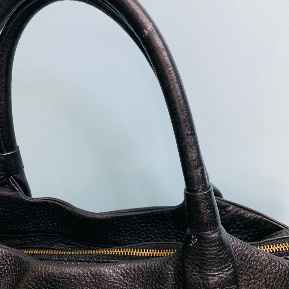 Kate Spade Stevie Berkshire Road Black Leather Satchel - Picture 5 of 8